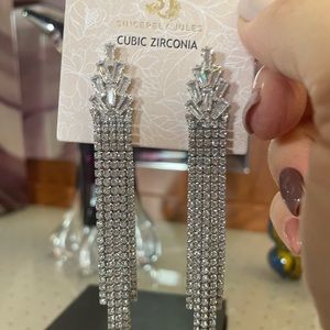 Sparkly chandelier earrings